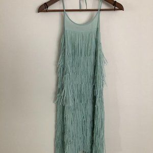 Zara - Teal Flirty Flapper Dress